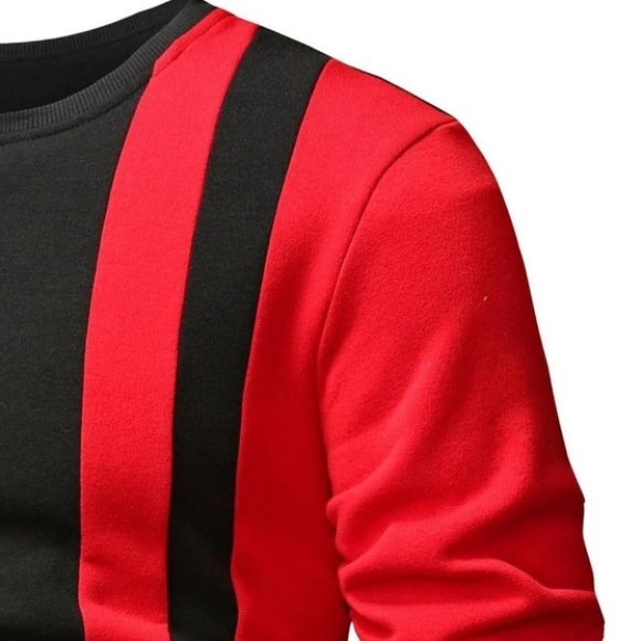Black And Red Mens Sweatshirt - Picture 6 of 6